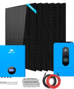 solar panel kits rv 6500W SGM-655M SGM-6510M 6 x 370W monocrystalline dual battery option