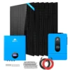 Solar panels for off grid living 6.5kW SGM-655M SGM-6510M 370W monocrystalline LiFePO4 off-grid