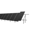 Solar panel mounting bracket 2-panel galvanized steel adjustable tilt ground mount expandable