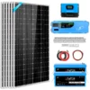 rv solar panel kit with battery and inverter 4KW SGK-PR4S 1200W monocrystalline LiFePO4