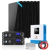 motorhome solar kit 5KW 10.24KWH SGR-5KE 6 x 415W monocrystalline WiFi server rack