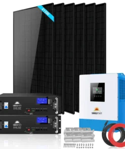 motorhome solar kit 5KW 10.24KWH SGR-5KE 6 x 415W monocrystalline WiFi server rack
