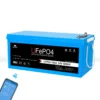24V solar battery 100Ah LiFePO4 self-heating Bluetooth IP65 deep cycle lithium