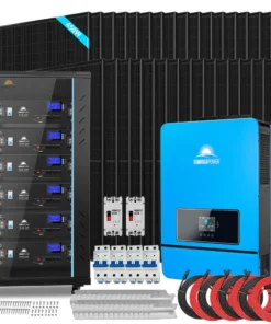Solar power system kit for home 20kW SGR-20K30E 450W bifacial N-type 32 panels 30.72kWh LiFePO4