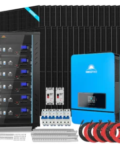 Off grid solar systems 20kW SGR-20K30E 450W bifacial N-Type 32 panels LiFePO4 split phase