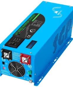 Pure sine power inverter 3000W 24V DC 120V AC battery charger transfer switch RV off-grid