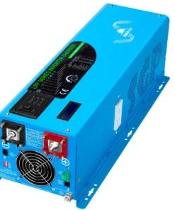 Pure sinusoidal inverter 6000W 24V DC split phase 120V 240V battery charger transfer switch