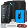off grid solar 13KW 25.6KWH SGR-13K25E 22 x 450W N-Type bifacial dual inverter