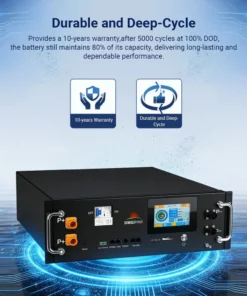 48V battery CoreX 5 Pro server rack 100Ah WiFi Bluetooth BMS EVE lithium cells
