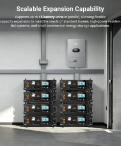 48V battery CoreX 5 Pro server rack 100Ah WiFi Bluetooth BMS EVE lithium cells