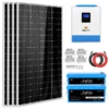camper solar panel kit 3KW 24V SGKT-3PRO 4 x 200W monocrystalline LiFePO4 Bluetooth