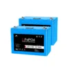 12 volt solar battery 2x100Ah LiFePO4 SunGoldPower Bluetooth self-heating IP65