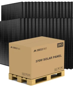 mono-si solar panels 370W full pallet 32 panels SG370WM UL CE TUV certified