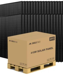 monocrystalline solar panel 415W full pallet 32 panels SG415WM UL CEC certified