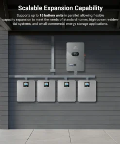 48 volt lithium battery CoreX 5 Elite wall mount 100Ah WiFi Bluetooth EVE cells