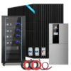 home solar array 11.4KW hybrid SGH-11N2E SGH-11N5E 20.48KWH 51.2KWH split phase N-Type