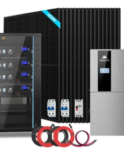 home solar array 11.4KW hybrid SGH-11N2E SGH-11N5E 20.48KWH 51.2KWH split phase N-Type