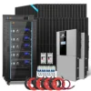 What are the best solar panels hybrid 11.4kW SGH-11N5E 450W N-Type bifacial 51.2kWh LiFePO4