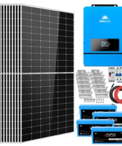 DIY solar panel kit 8kW SGK-8MAX 450W monocrystalline LiFePO4 off-grid complete system