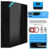 Off grid solar systems 6kW 24V SGK-PRO62 370W panels 10.24kWh LiFePO4 split phase 120V 240V