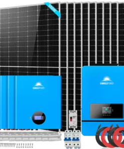 48V solar system 10KW 20.48KWH SGM-10K20 10 x 550W monocrystalline split phase
