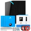 Off grid solar power systems 10kW SGM-10M2T 415W monocrystalline 20.48kWh LiFePO4 dual inverter