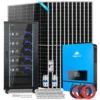 Off grid solar power kits 10kW SGR-10K25S 550W monocrystalline LiFePO4 split phase 120V 240V