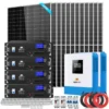 off grid solar power 10KW WiFi SGR-10K2M 20.48KWH 12 x 450W monocrystalline