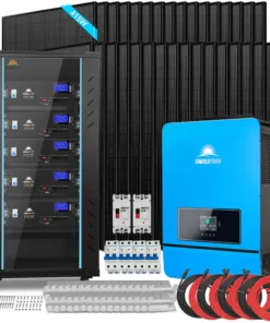 solar powered systems for homes 16KW 25.6KWH SGR-16K25E 32 x 415W dual inverter split phase