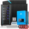 off grid solar systems 16KW 25.6KWH SGR-16K25E 32 x 415W monocrystalline dual inverter
