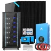 Home solar kits 12kW 18kW SGR-18K20E 415W monocrystalline LiFePO4 split phase 120V 240V