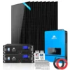 Off the grid solar kit 8kW SGR-8K10E 415W panels LiFePO4 split phase 120V 240V WiFi