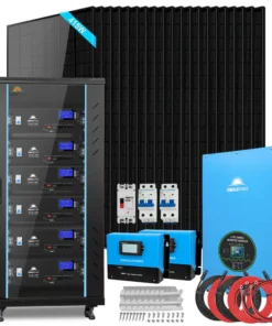solar panels for off grid living 15KW 30.72KWH SGR-15K20E 20 x 415W monocrystalline MPPT