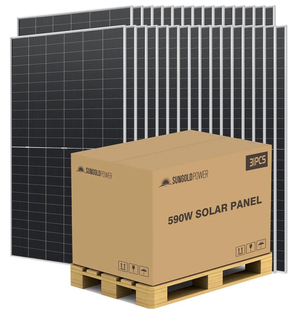 590w bifacial solar panels