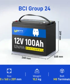 wattcycle 12v 100ah